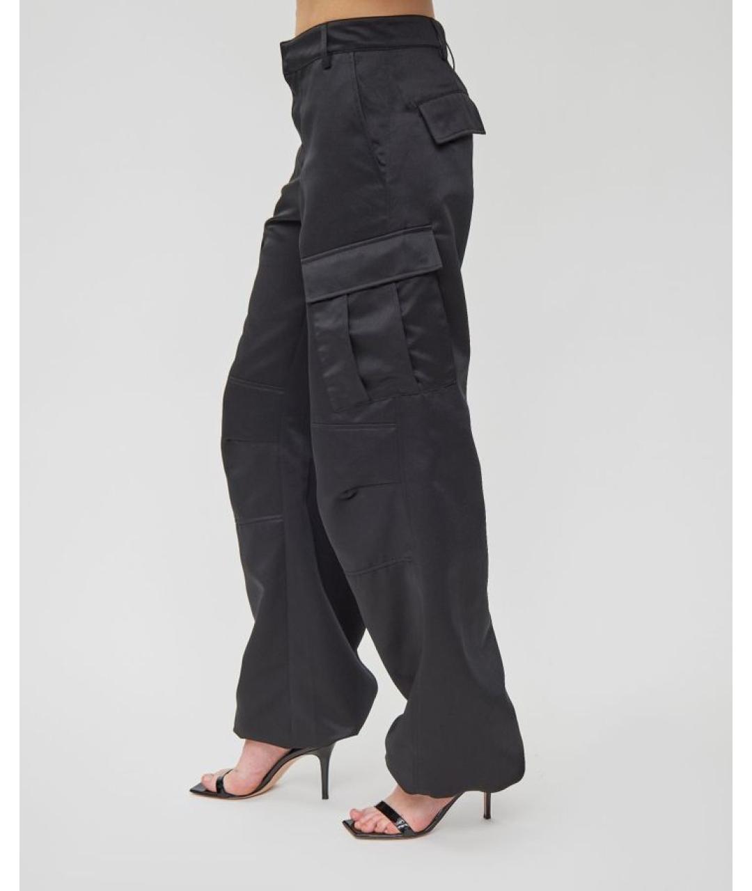 THE ANDAMANE Черные прямые брюки, фото 4