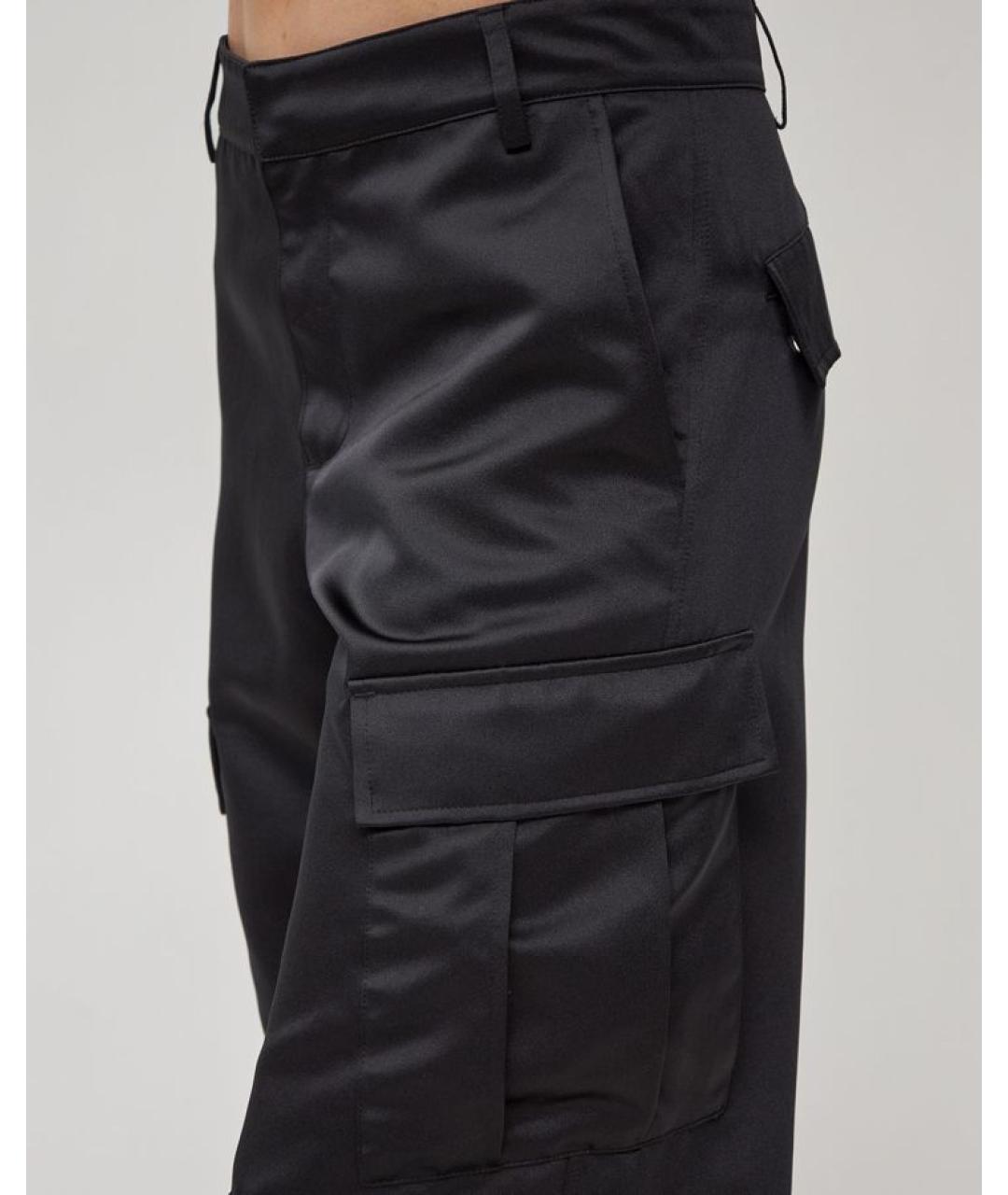 THE ANDAMANE Черные прямые брюки, фото 6