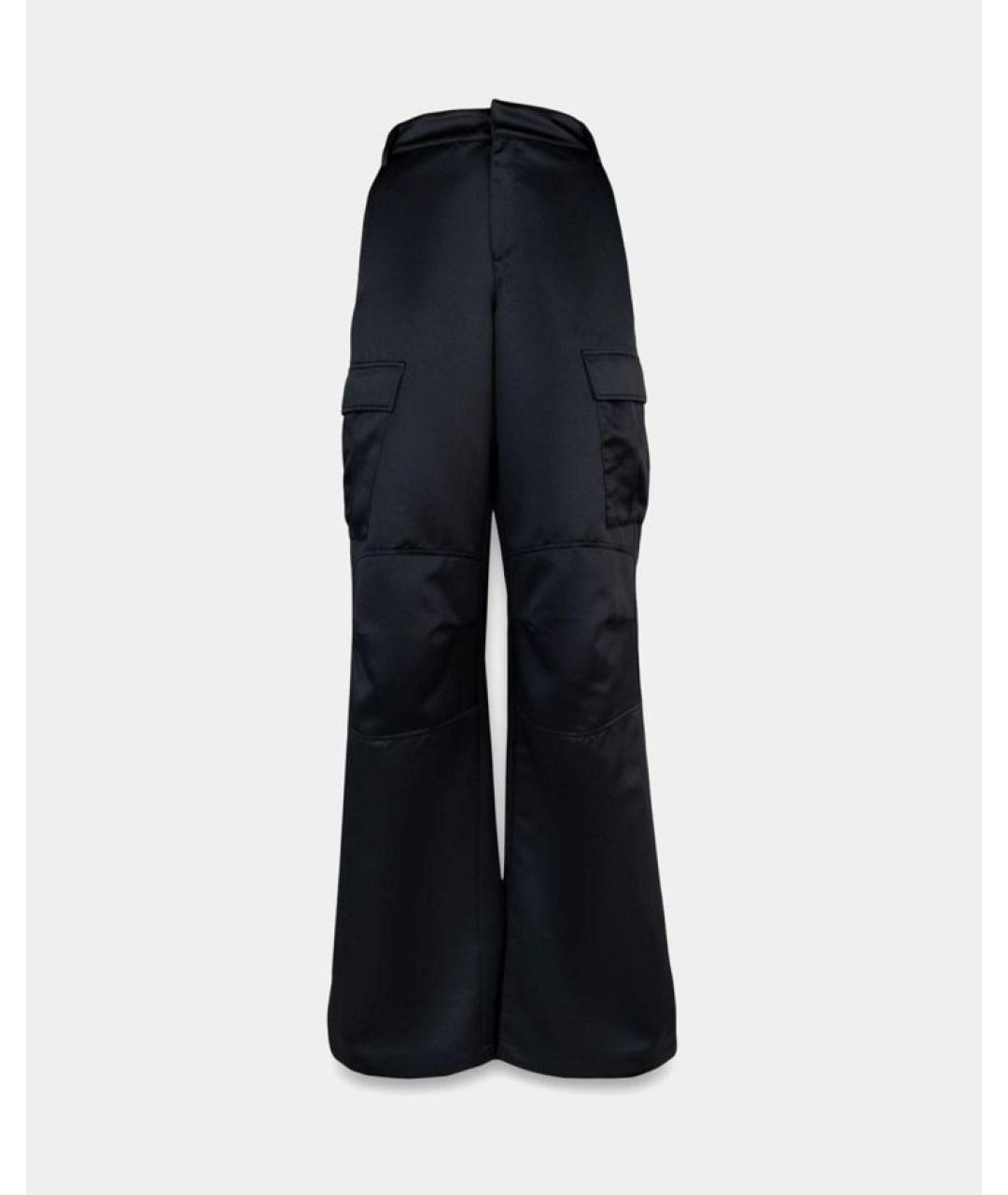 THE ANDAMANE Черные прямые брюки, фото 7