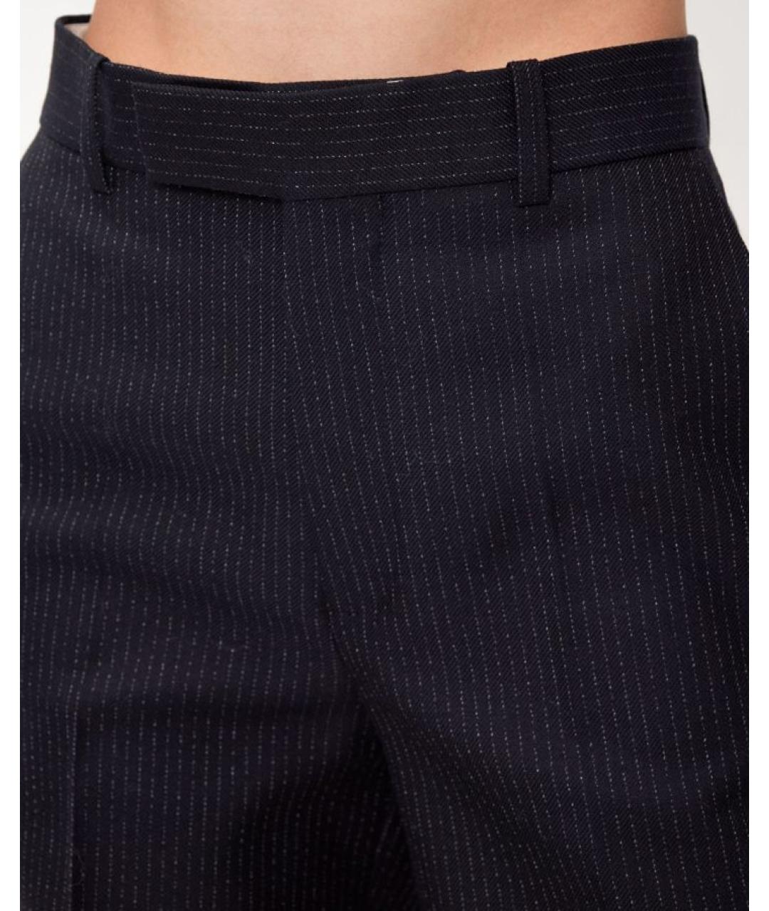 ROHE Синие прямые брюки, фото 6