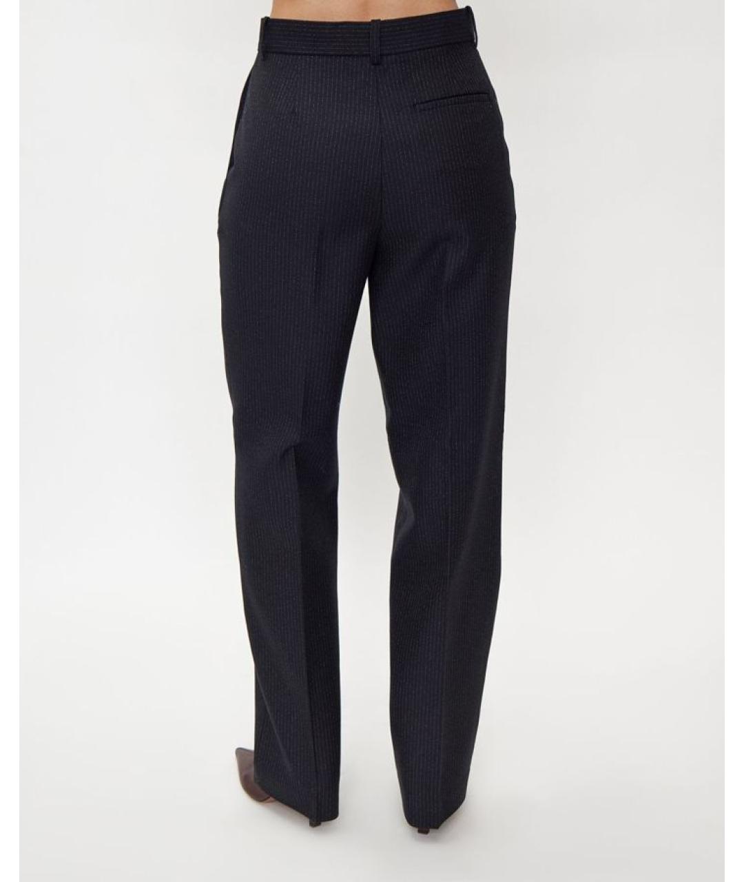 ROHE Синие прямые брюки, фото 5