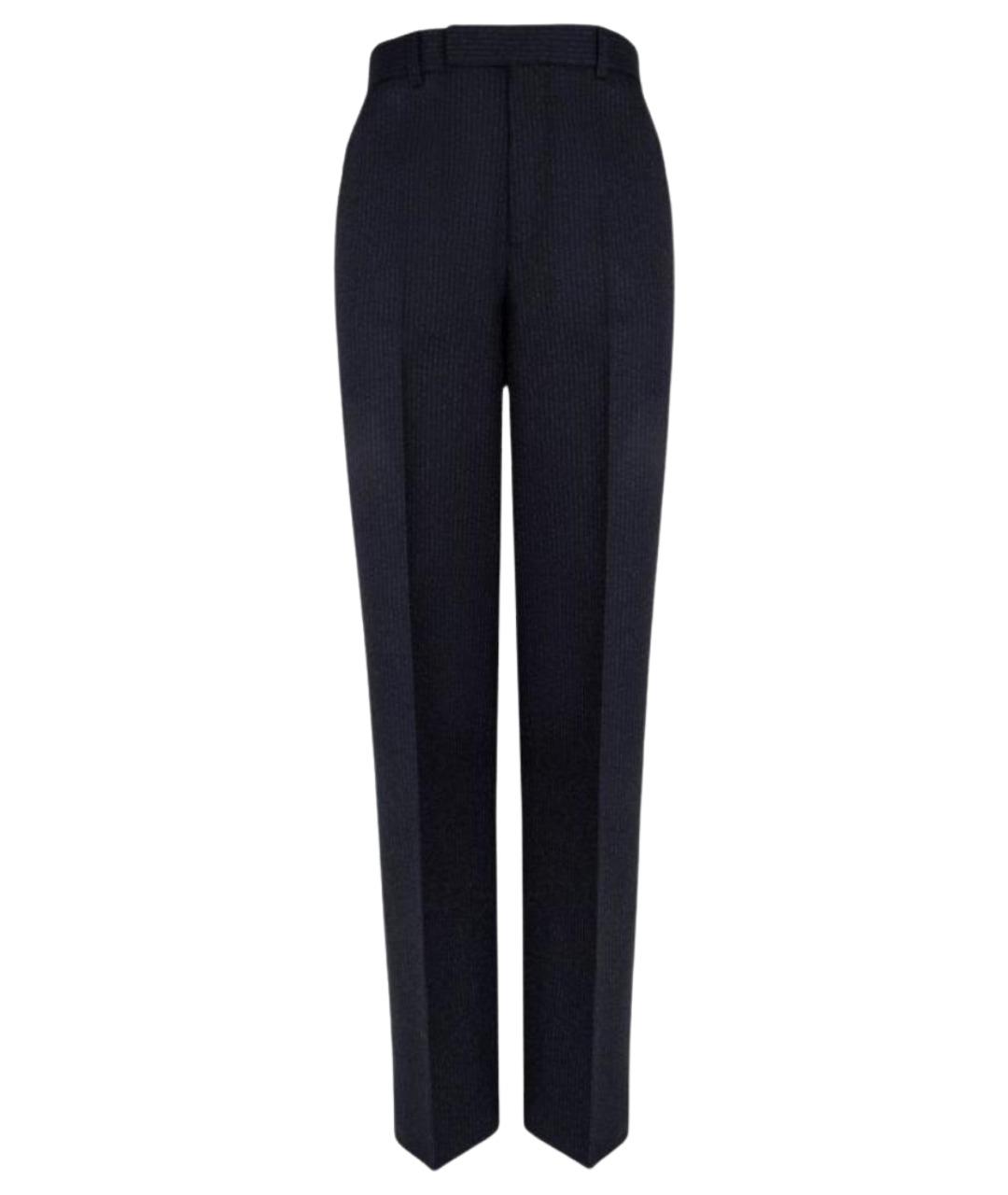 ROHE Синие прямые брюки, фото 1