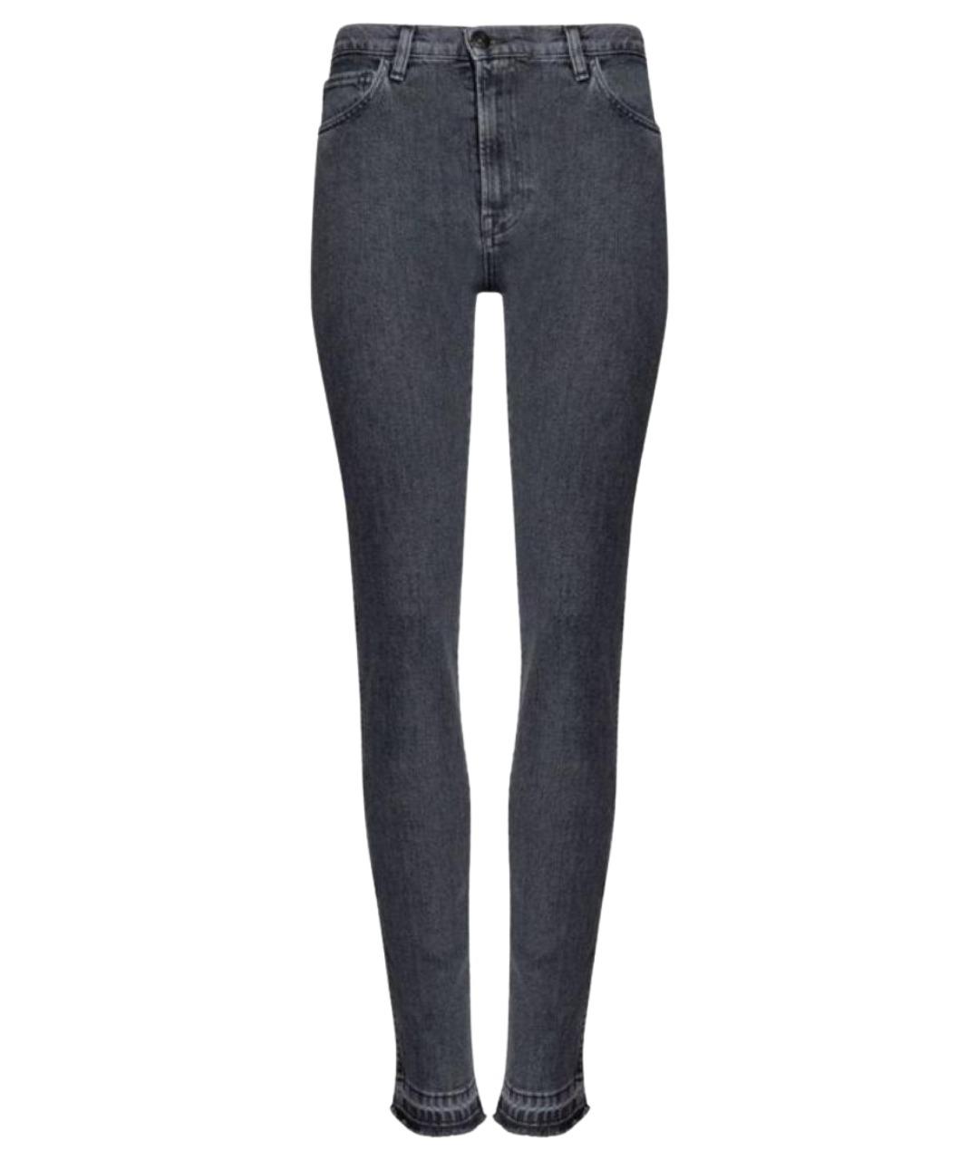 3X1 Серые хлопковые джинсы слим, фото 1