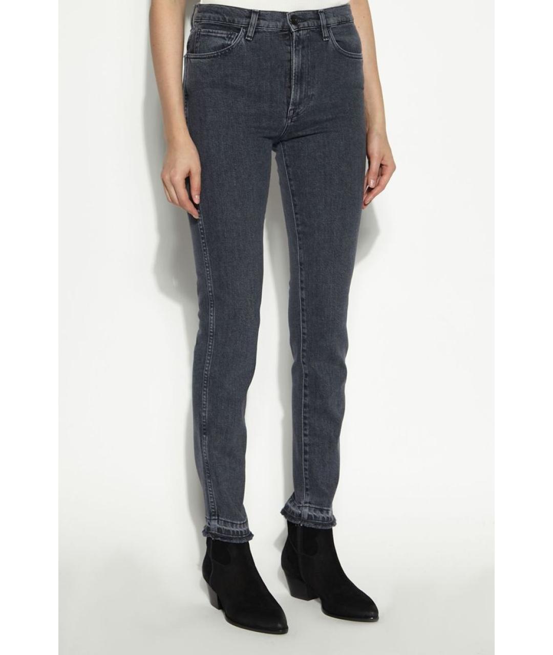 3X1 Серые хлопковые джинсы слим, фото 3