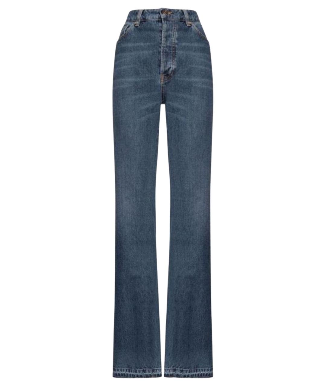 3X1 Синие хлопковые прямые джинсы, фото 1