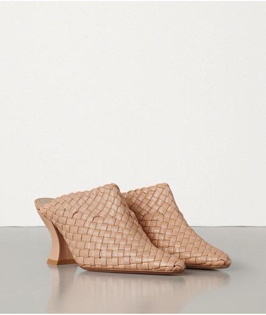BOTTEGA VENETA Кожаные мюли, фото 2