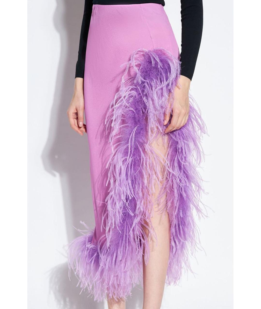 GIUSEPPE DI MORABITO Фиолетовая юбка миди, фото 3