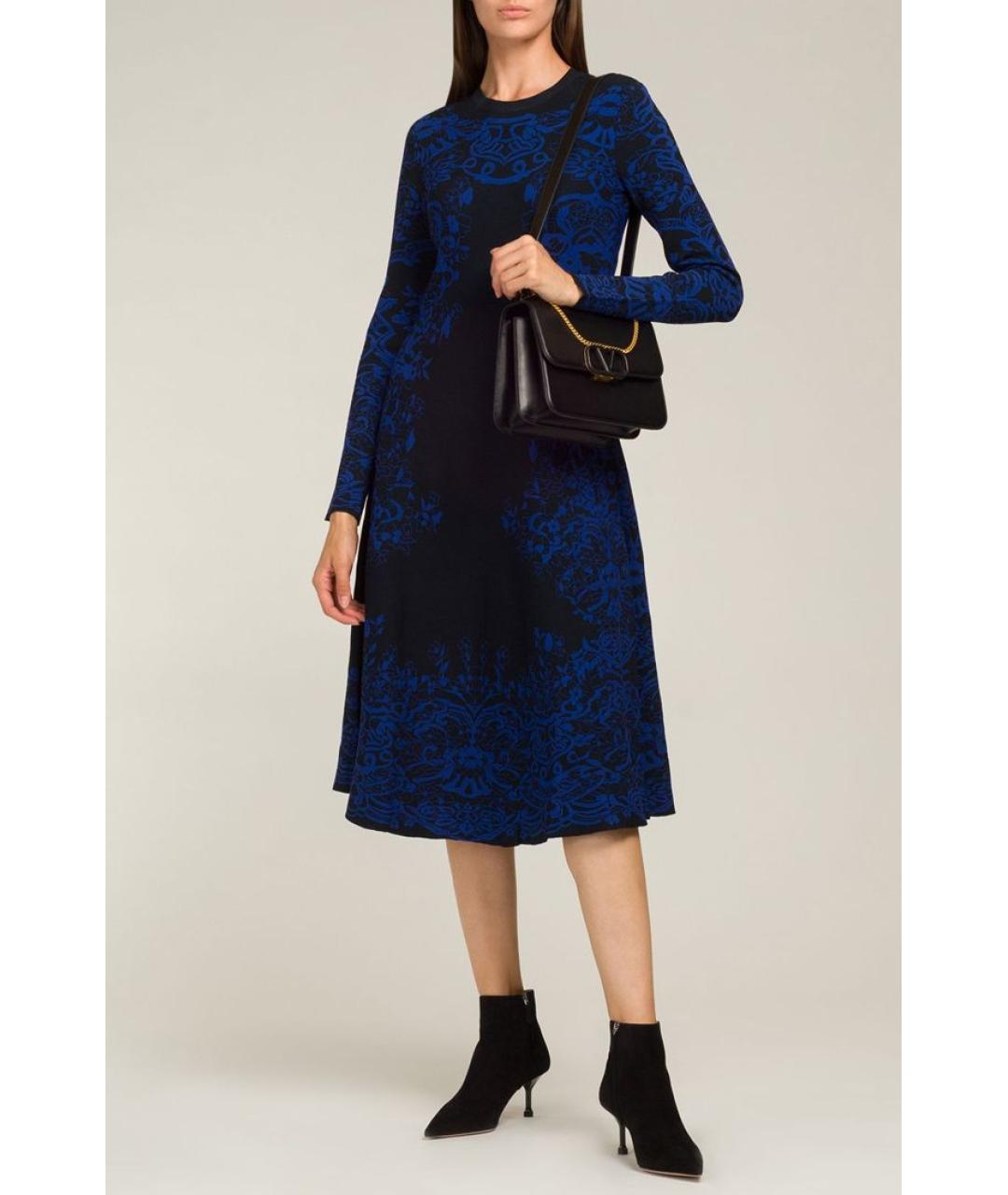 VALENTINO Синее повседневное платье, фото 2