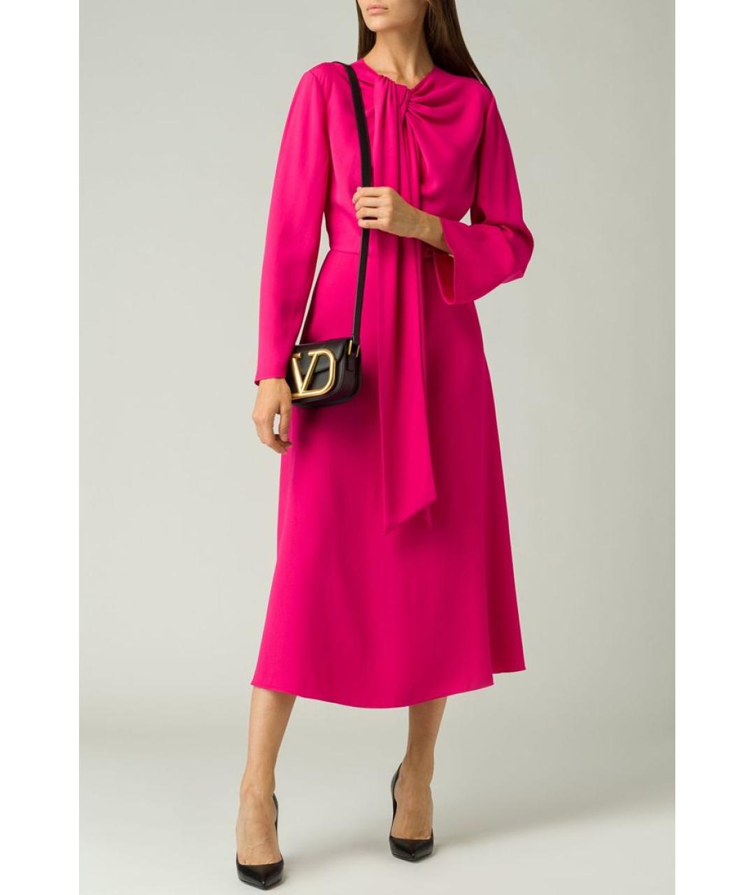 VALENTINO Розовое повседневное платье, фото 2