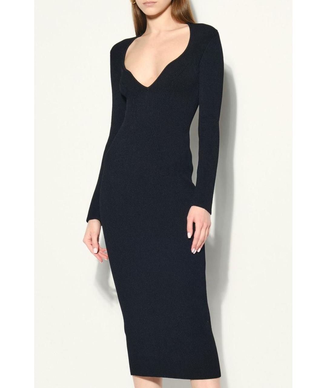 KHAITE Черное повседневное платье, фото 3