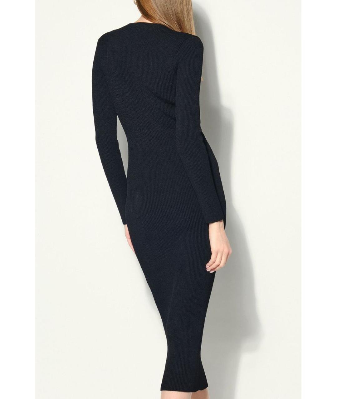 KHAITE Черное повседневное платье, фото 4