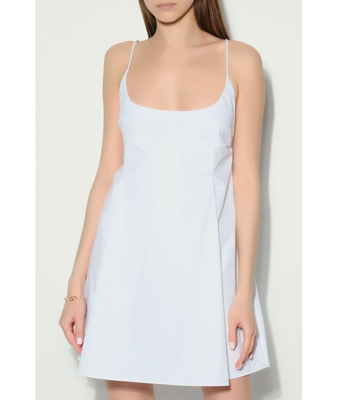 KHAITE Белое повседневное платье, фото 3