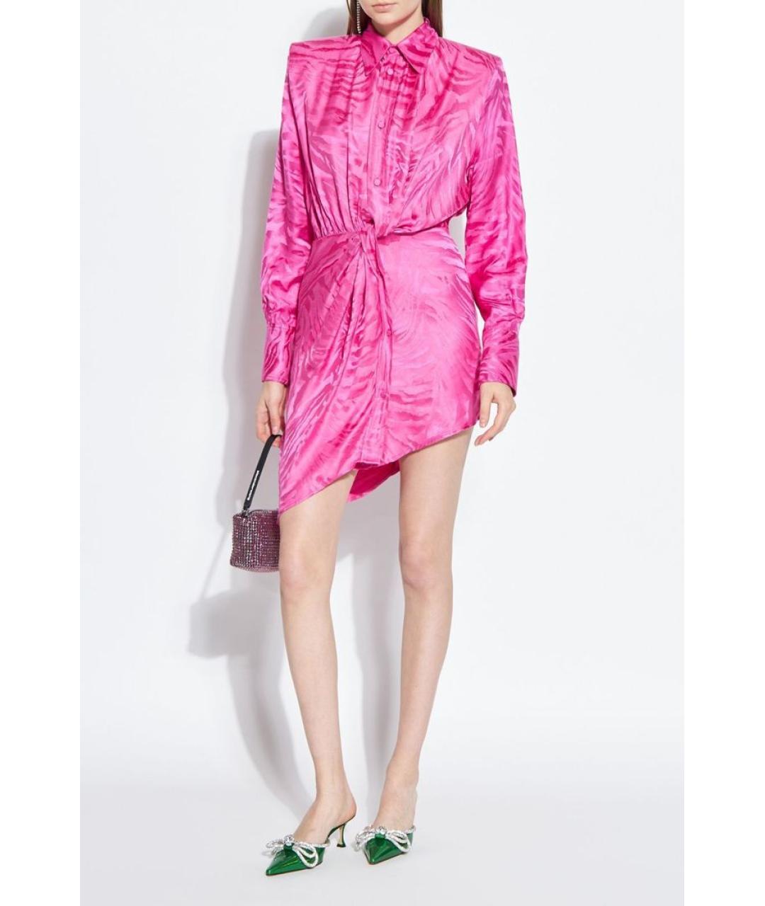 GIUSEPPE DI MORABITO Розовое повседневное платье, фото 2