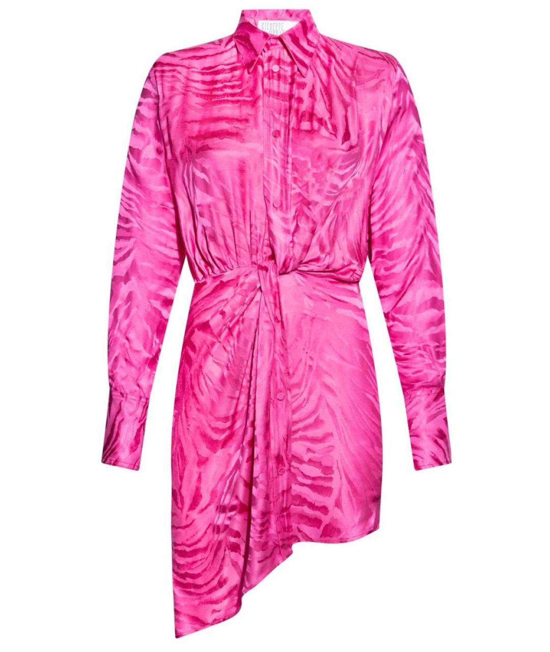 GIUSEPPE DI MORABITO Розовое повседневное платье, фото 1