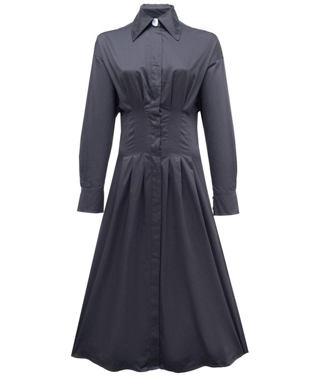 ROHE Черное повседневное платье, фото 1