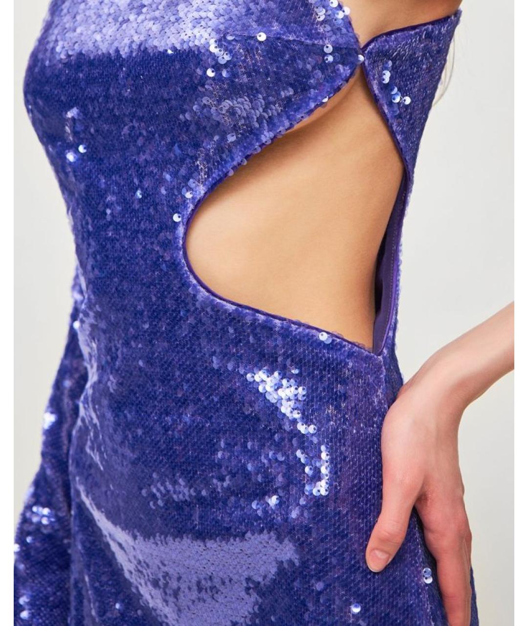 KALMANOVICH Фиолетовое коктейльное платье, фото 5