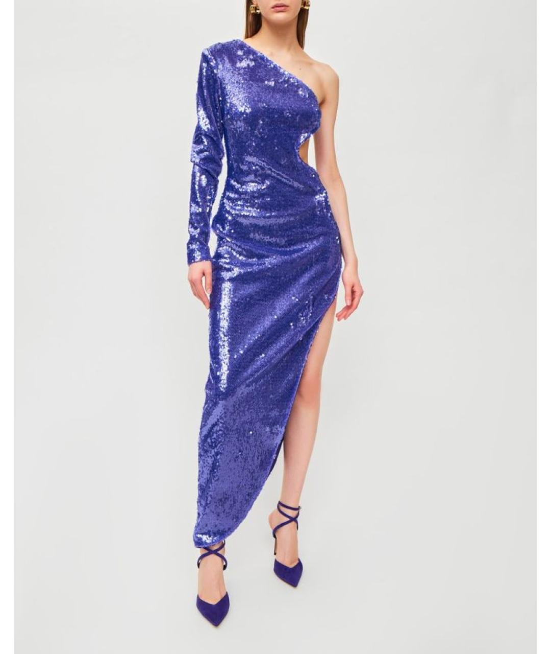 KALMANOVICH Фиолетовое коктейльное платье, фото 2