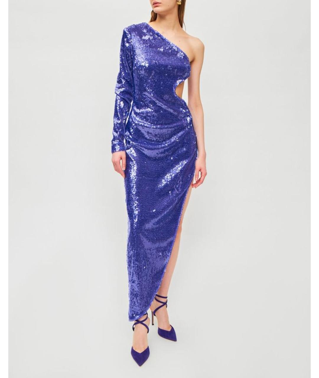 KALMANOVICH Фиолетовое коктейльное платье, фото 3