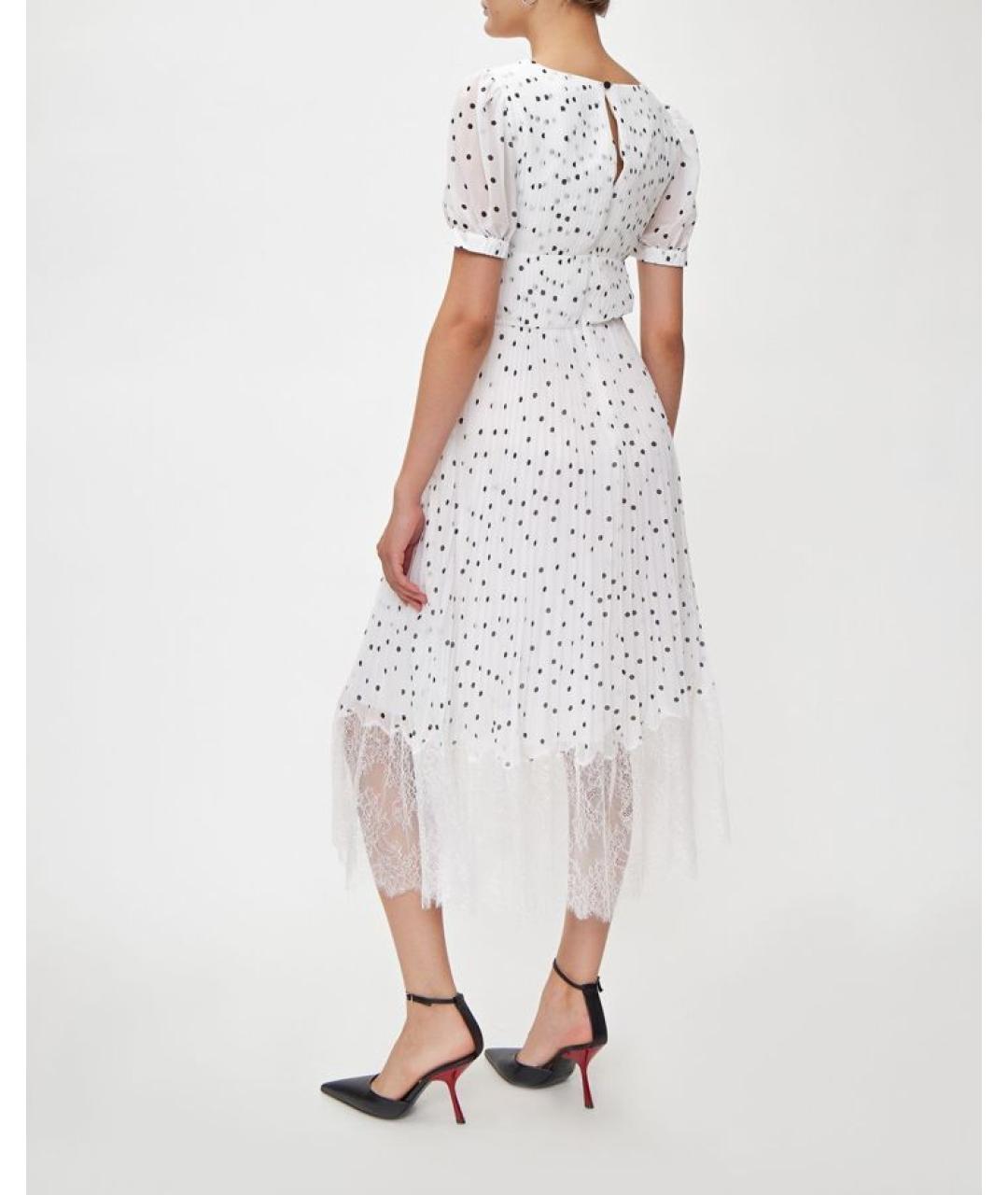 SELF-PORTRAIT Белое повседневное платье, фото 4