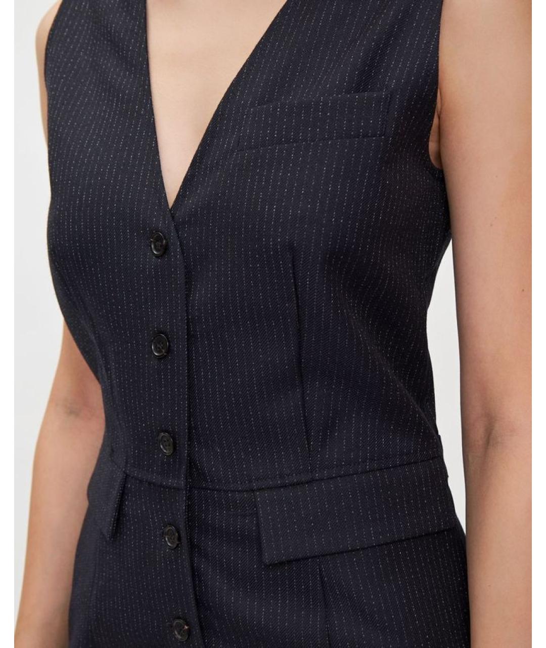 ROHE Синее повседневное платье, фото 5