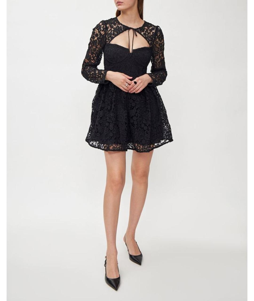 SELF-PORTRAIT Черное вечернее платье, фото 2