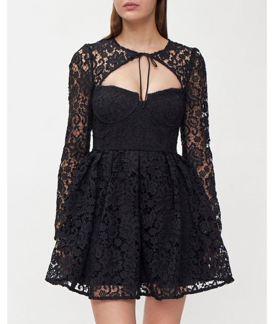 SELF-PORTRAIT Черное вечернее платье, фото 3