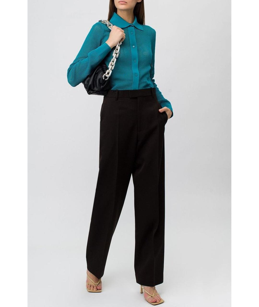 BOTTEGA VENETA Бирюзовый кардиган, фото 3