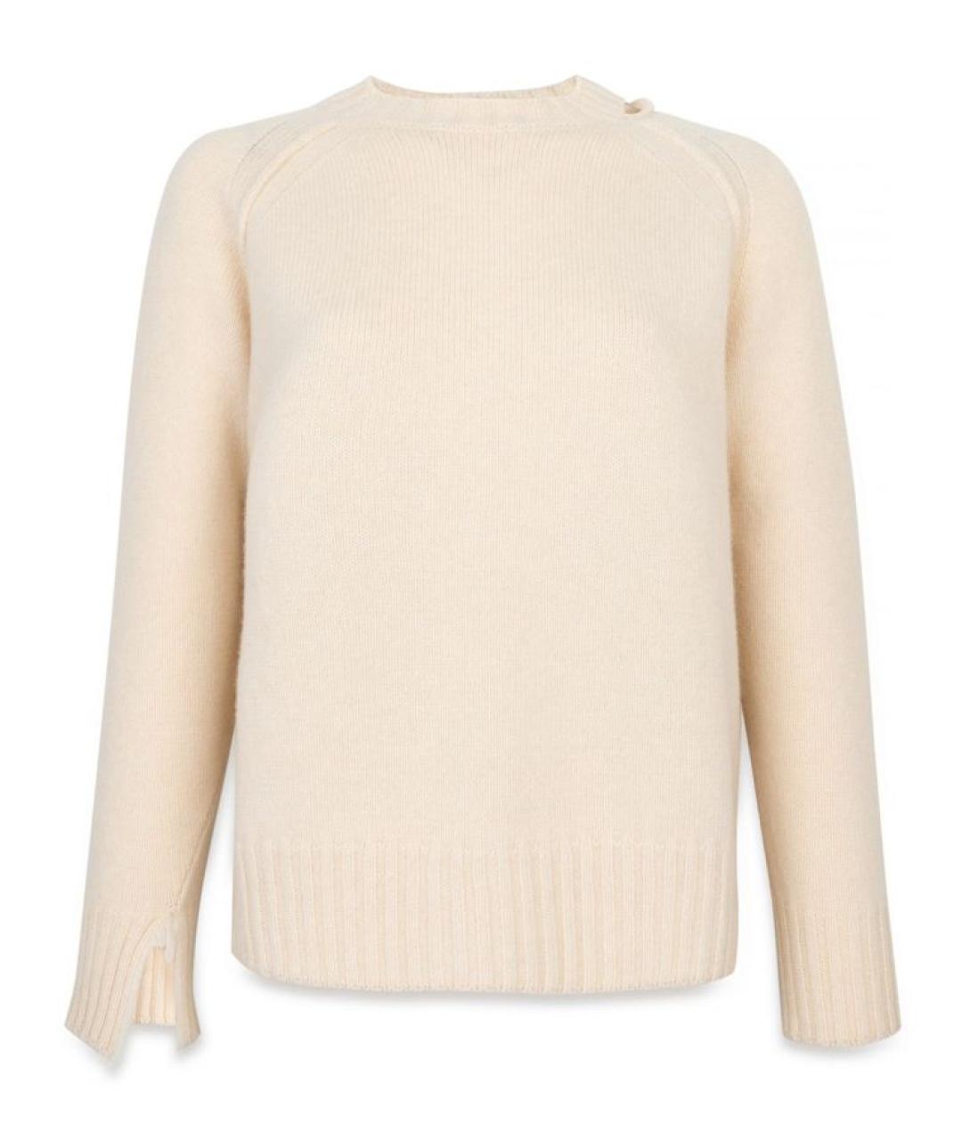 ROHE Бежевый шерстяной джемпер / свитер, фото 1