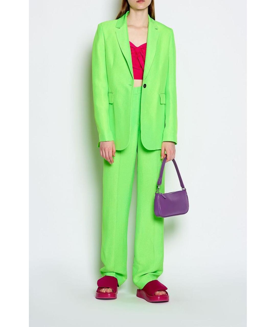 MSGM Зеленый вискозный жакет/пиджак, фото 2