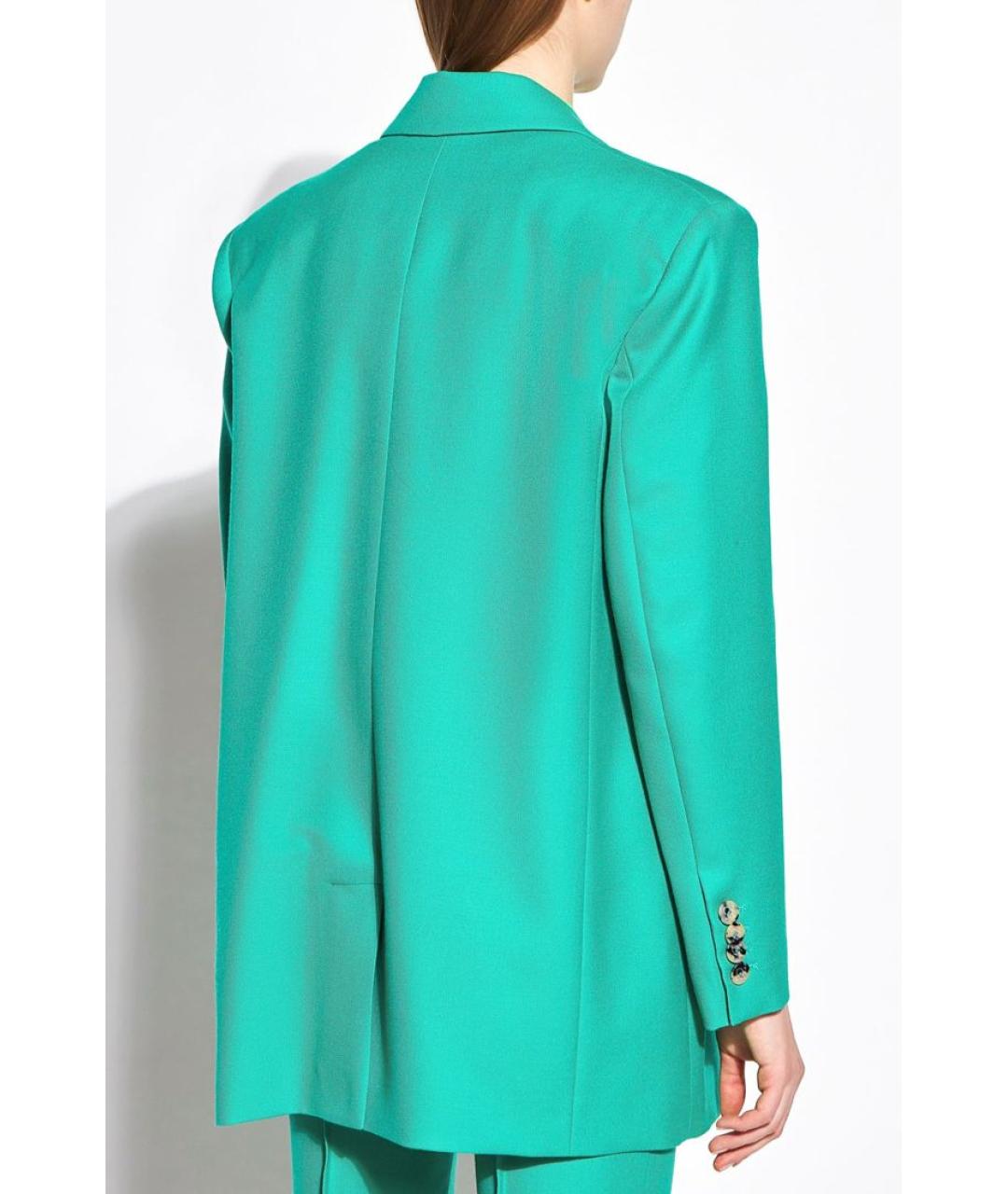 GIUSEPPE DI MORABITO Зеленый шерстяной жакет/пиджак, фото 3