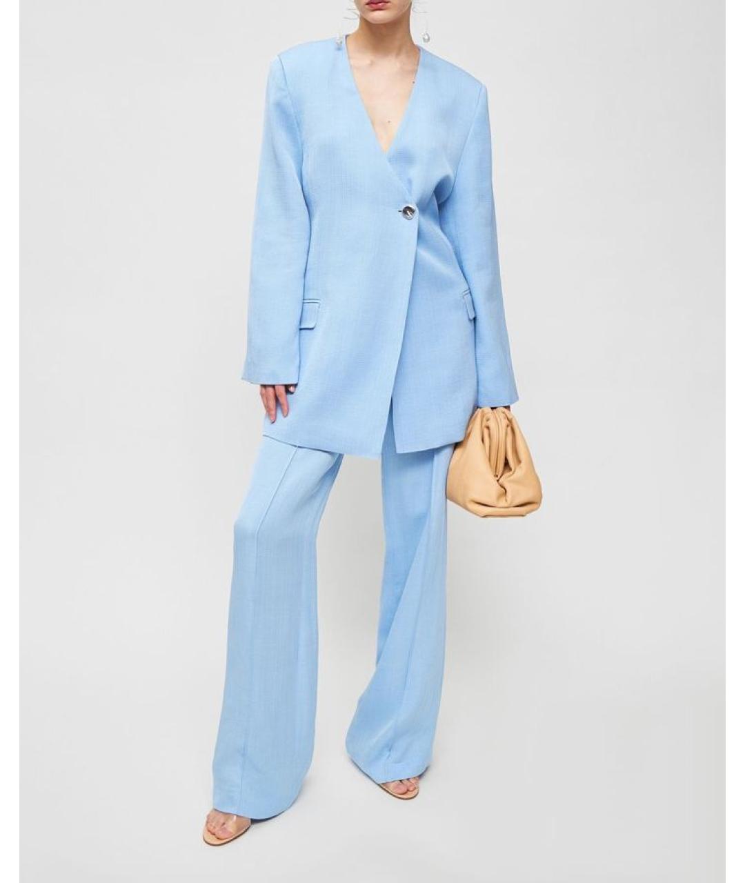 ROHE Голубой вискозный жакет/пиджак, фото 2