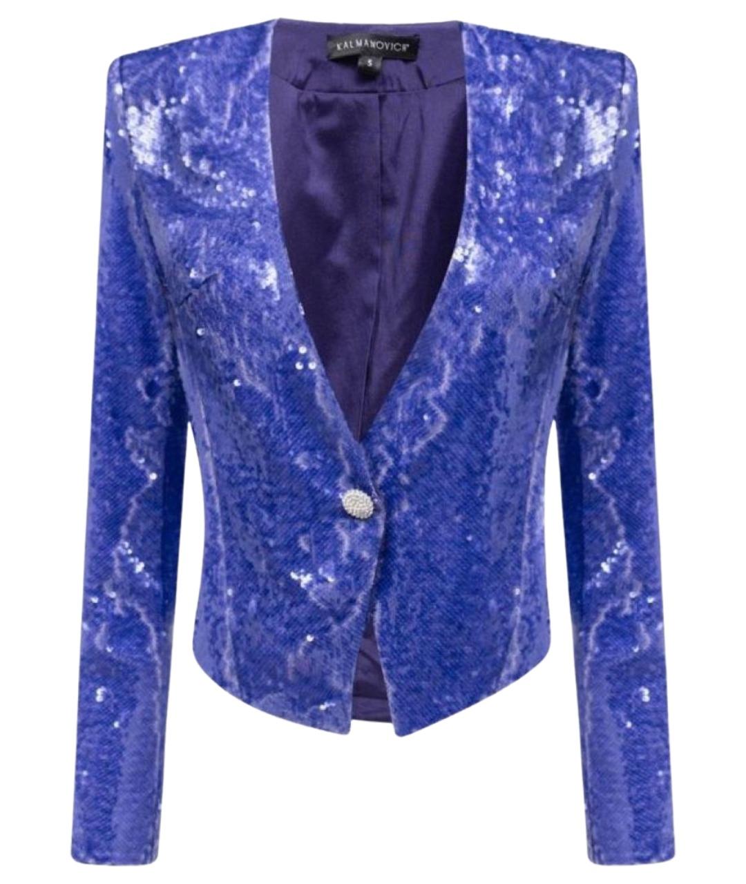 KALMANOVICH Фиолетовый жакет/пиджак, фото 1