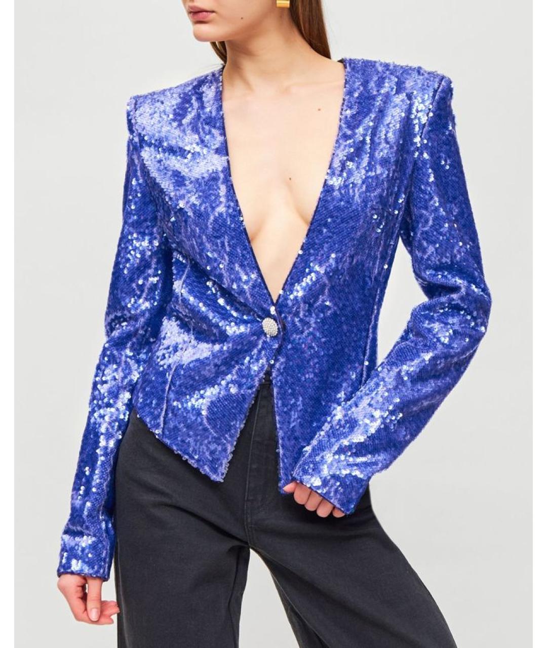 KALMANOVICH Фиолетовый жакет/пиджак, фото 3