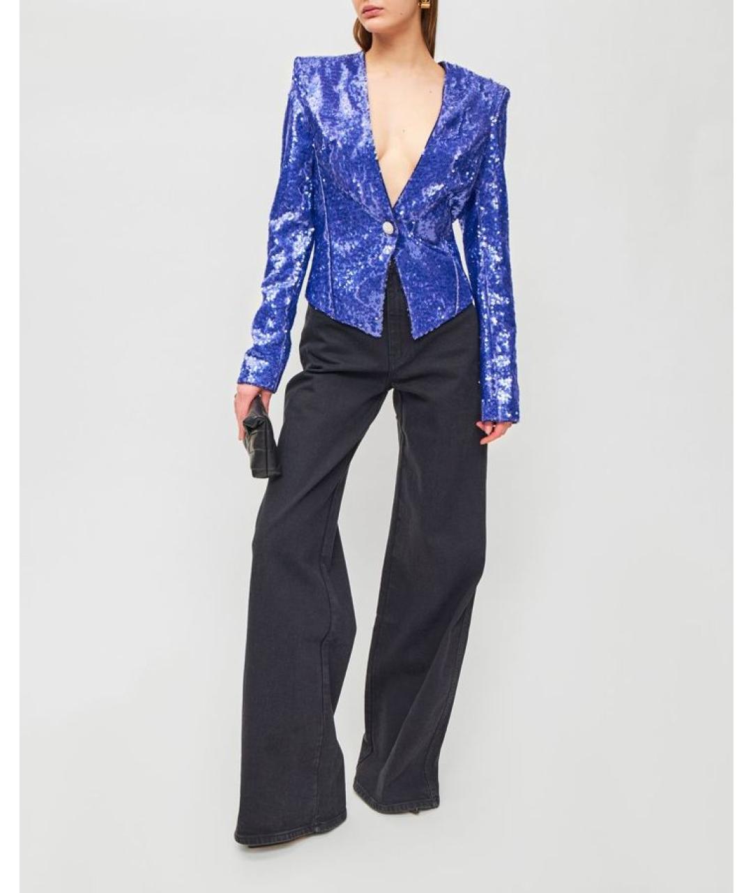 KALMANOVICH Фиолетовый жакет/пиджак, фото 2