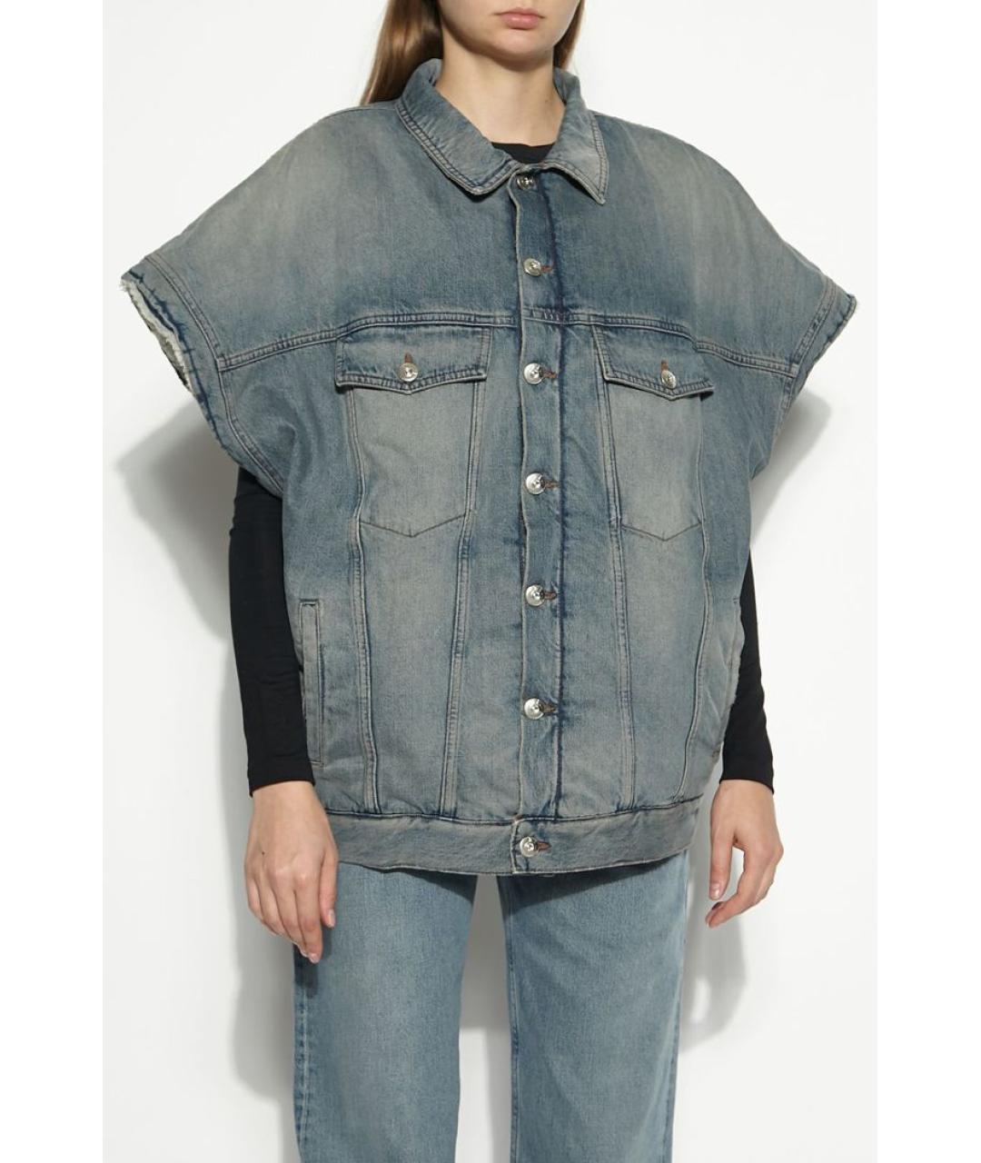 3X1 Голубая деним куртка, фото 3