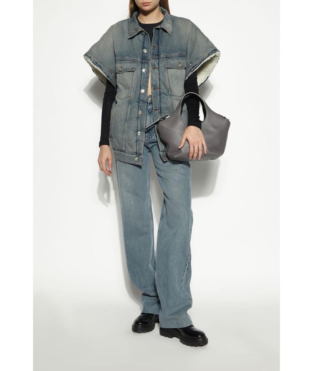 3X1 Голубая деним куртка, фото 2