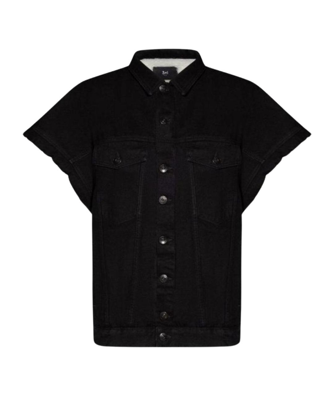 3X1 Черная деним куртка, фото 1