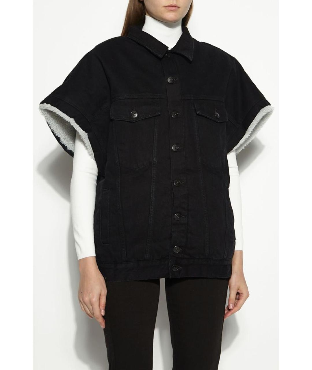 3X1 Черная деним куртка, фото 3