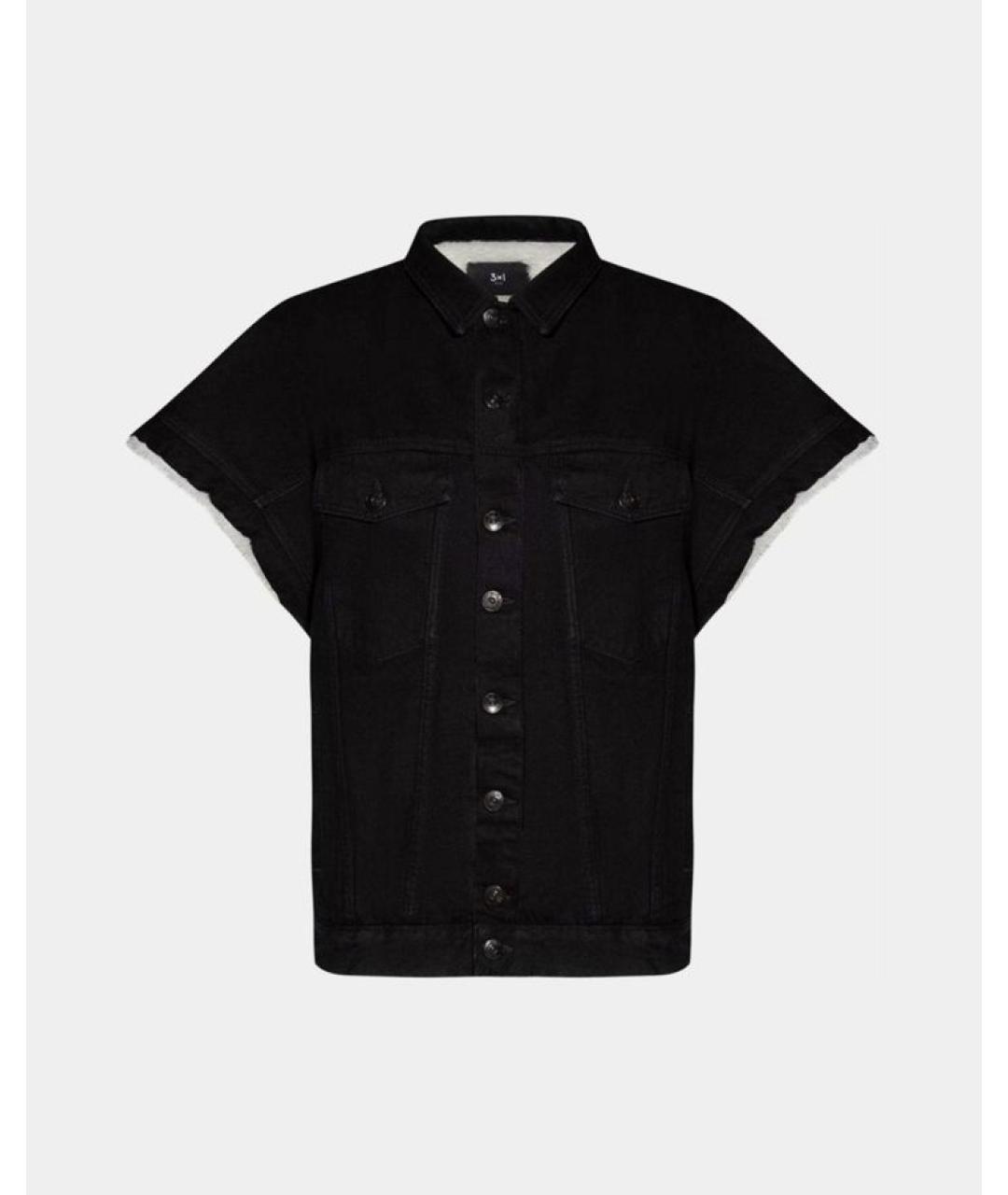 3X1 Черная деним куртка, фото 5