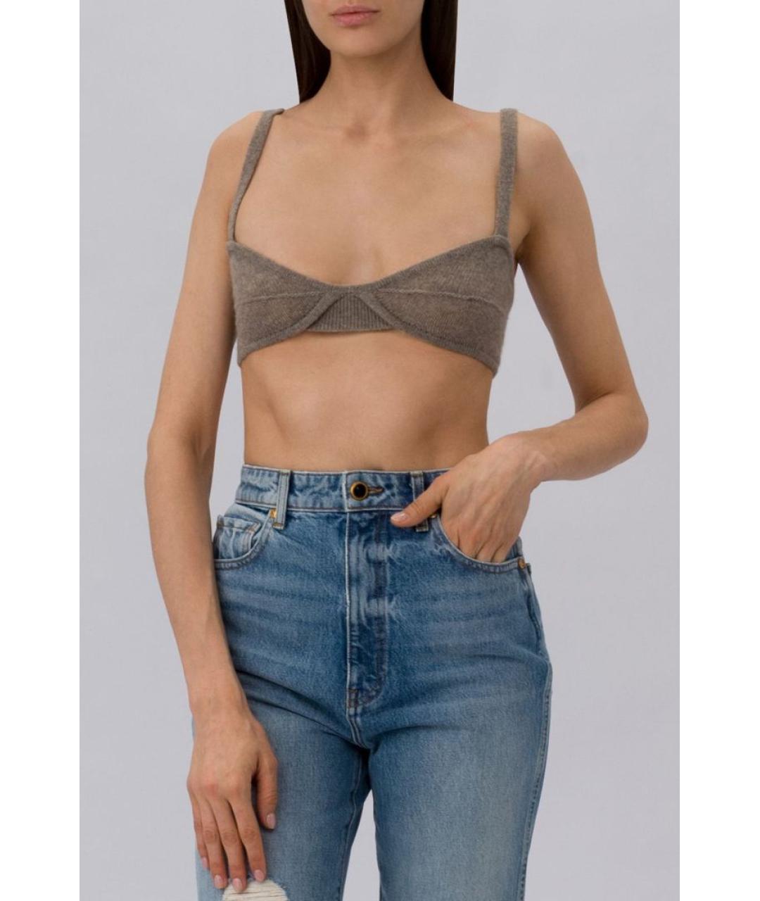 KHAITE Бежевый бюстгалтеры, фото 3