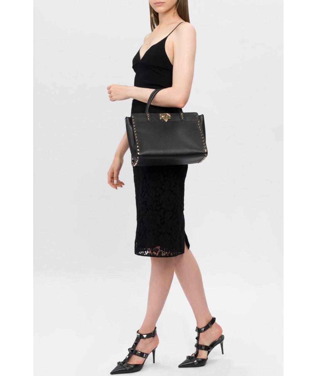 VALENTINO Черная майка, фото 2