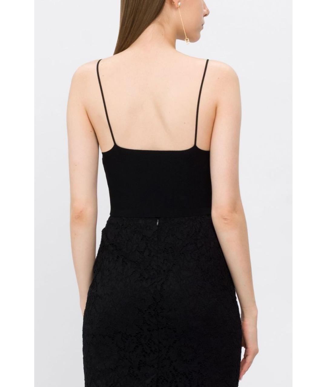 VALENTINO Черная майка, фото 4