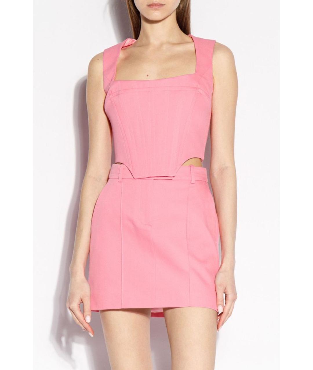 GIUSEPPE DI MORABITO Розовый корсет, фото 3