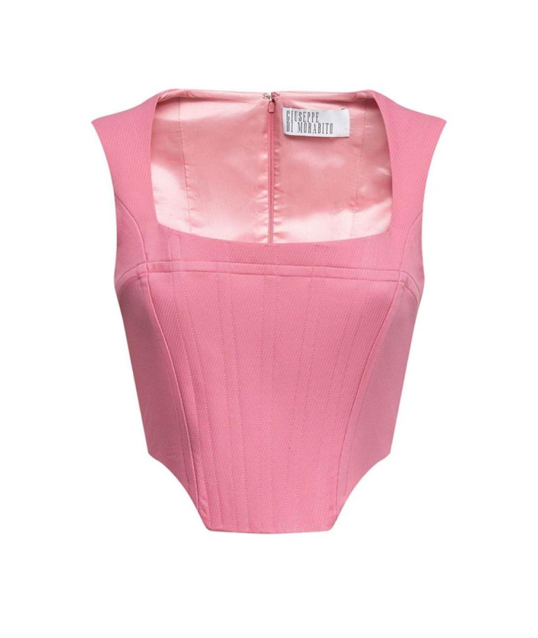 GIUSEPPE DI MORABITO Розовый корсет, фото 1