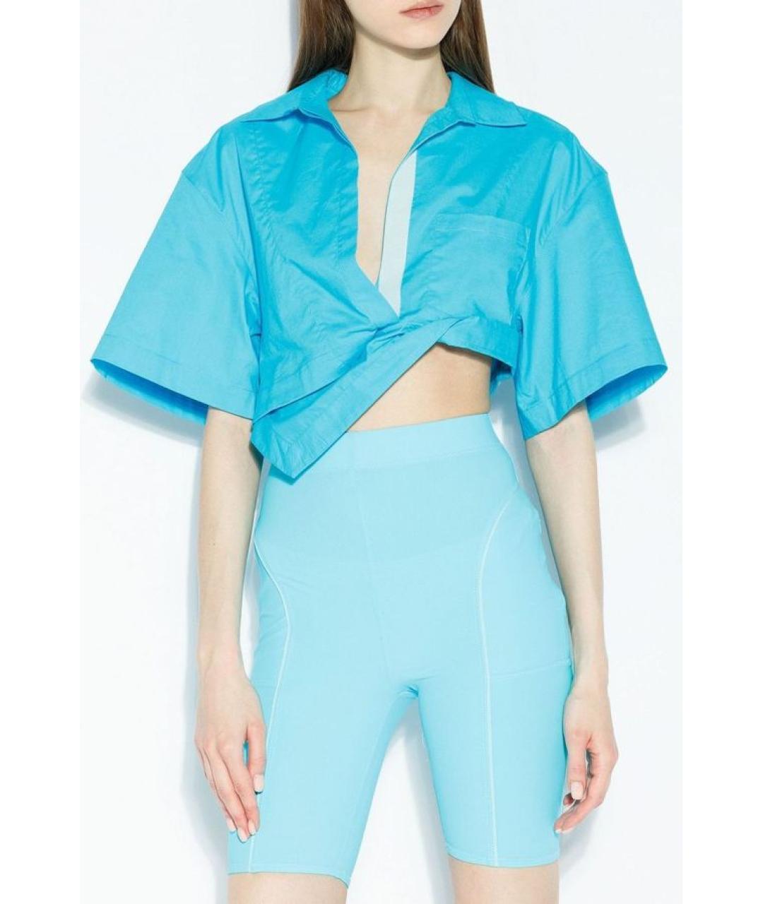 JACQUEMUS Бирюзовая рубашка, фото 3