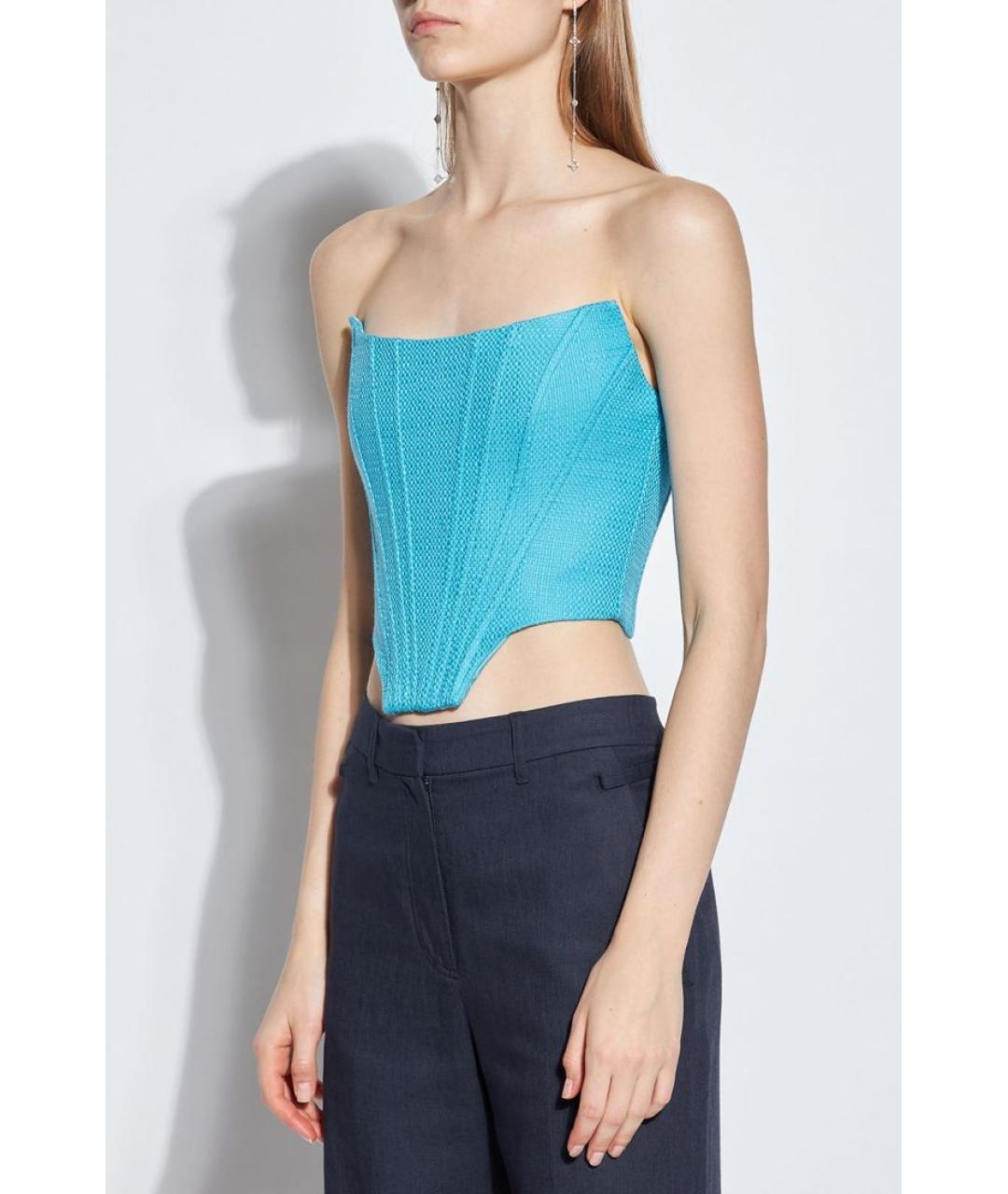 GIUSEPPE DI MORABITO Голубой корсет, фото 3