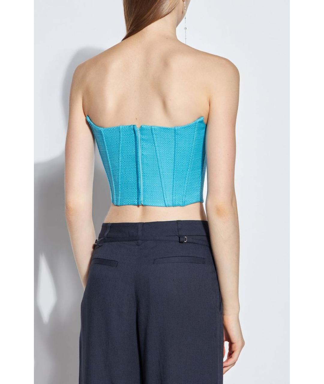 GIUSEPPE DI MORABITO Голубой корсет, фото 4
