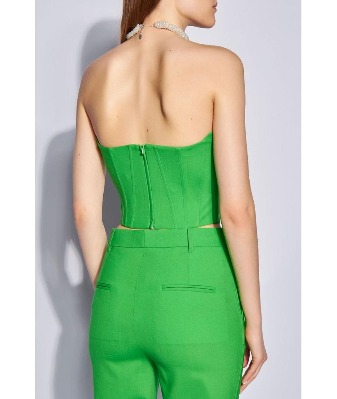 GIUSEPPE DI MORABITO Зеленый корсет, фото 4