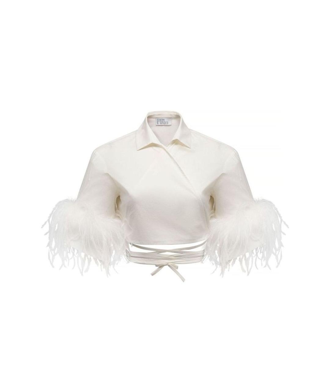 GIUSEPPE DI MORABITO Белая хлопковая рубашка, фото 1