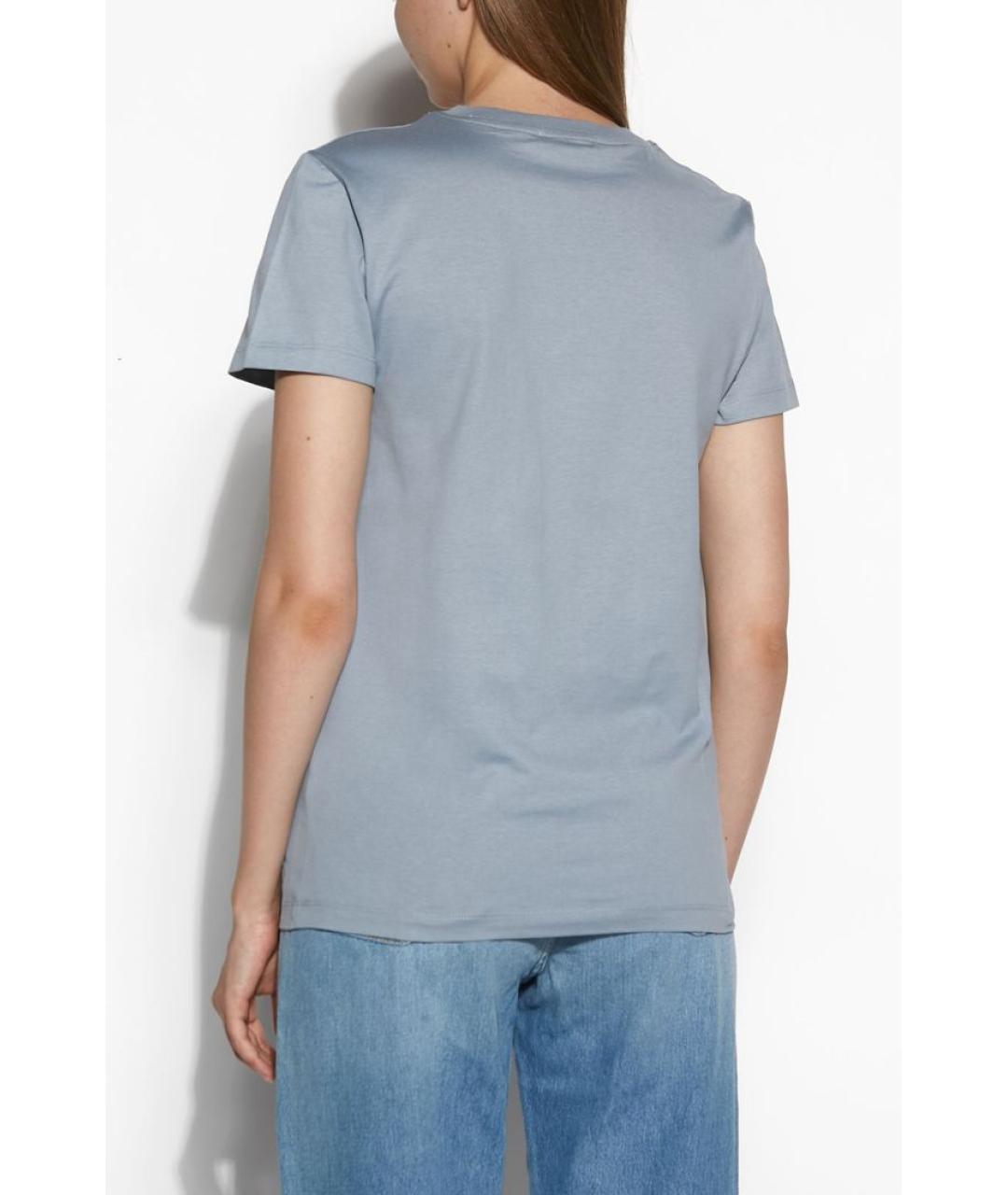MAX MARA Голубая футболка, фото 4